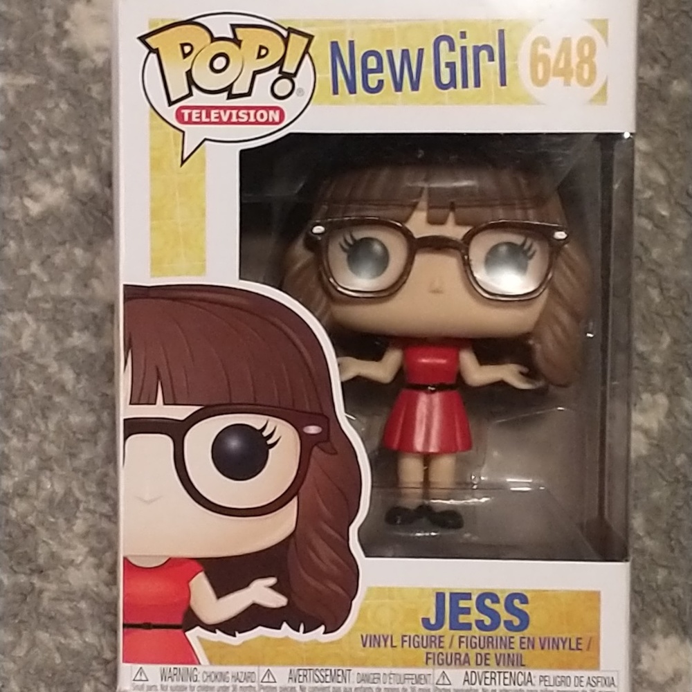 New Girl JESS RETIRED Funko Pop 648 IN BOX VAULTED RARE! vaulted Zooey Deschanel